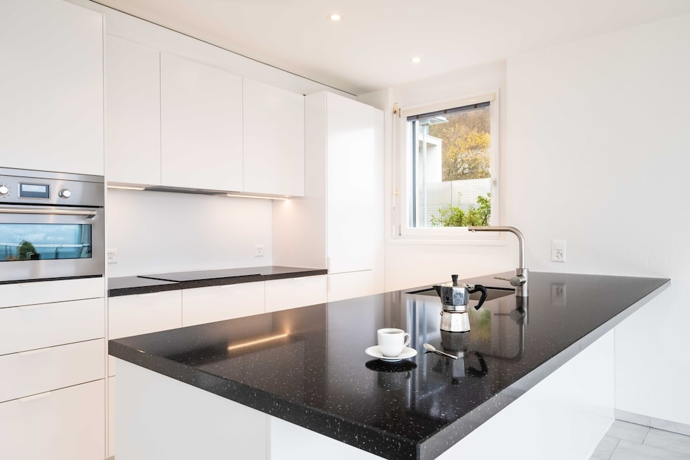 Newly installed kitchen countertop