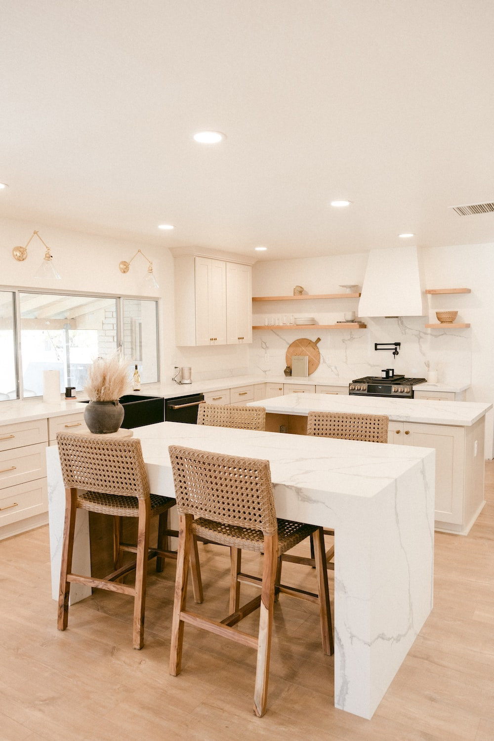 Newly installed kitchen countertop