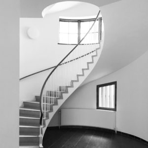 An image of a spiral staircase