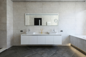 A minimalist bathroom